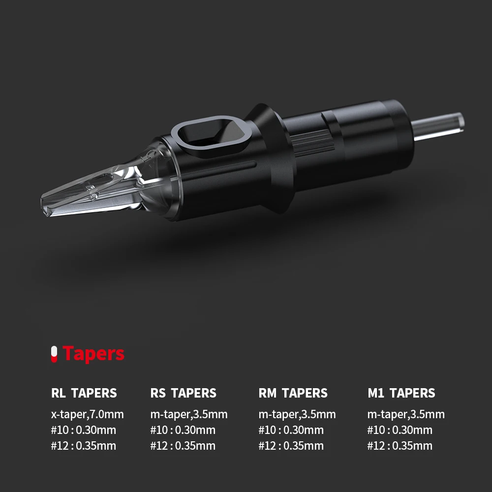 Stigma 50pcs Tattoo Needles Revolution Cartridge Round Liner for Gun Pen Machine #10 (0.30mm needle) #12 (0.35mm | Красота и здоровье