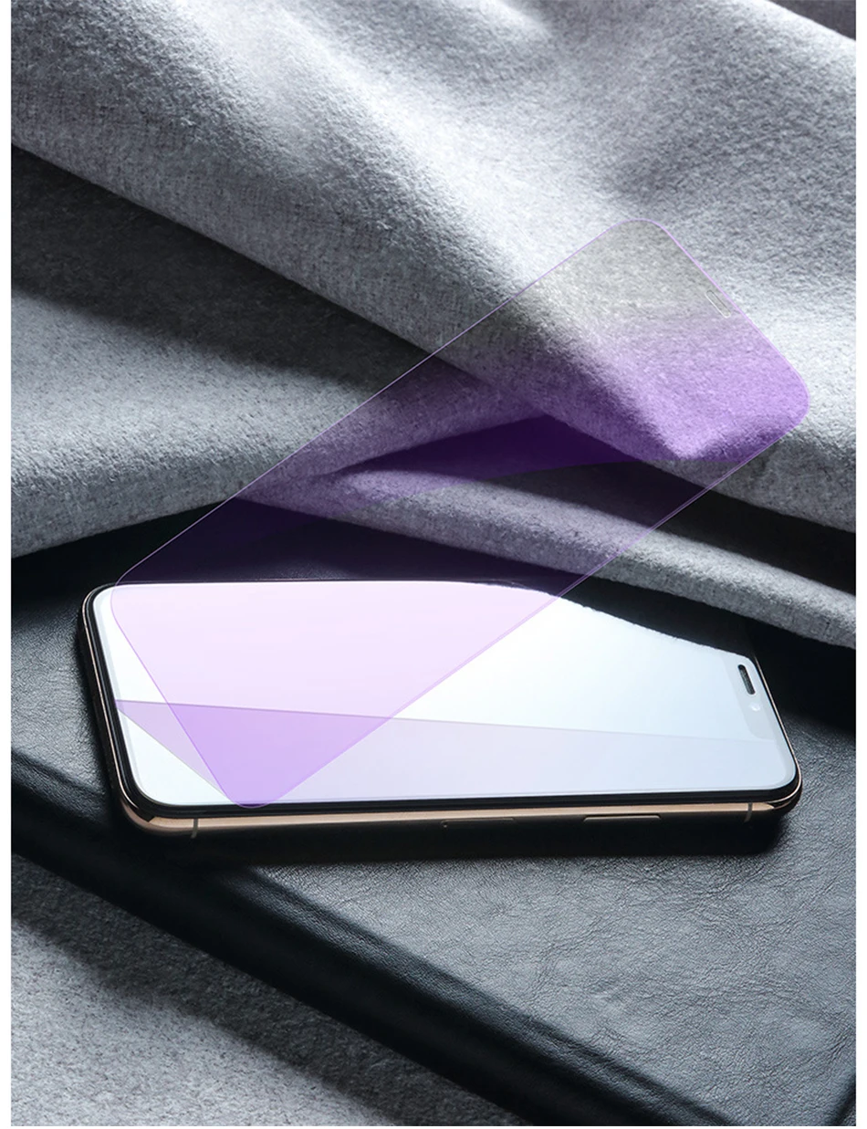 Benks OKR пленка из закаленного стекла 0,3 мм для iPhone 11 Pro Max, Защитная пленка для экрана против синего цвета AGC 9 H, Защитная пленка для передней панели без пузырьков