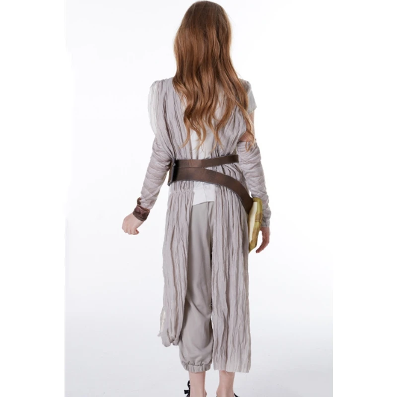 Детские классические костюмы для косплея на Хэллоуин Рей комбинезон джедая