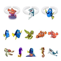 disney finding nemo ring new style ladies girls party ornaments gifts fun cute acrylic resin cartoon animal ring white ring