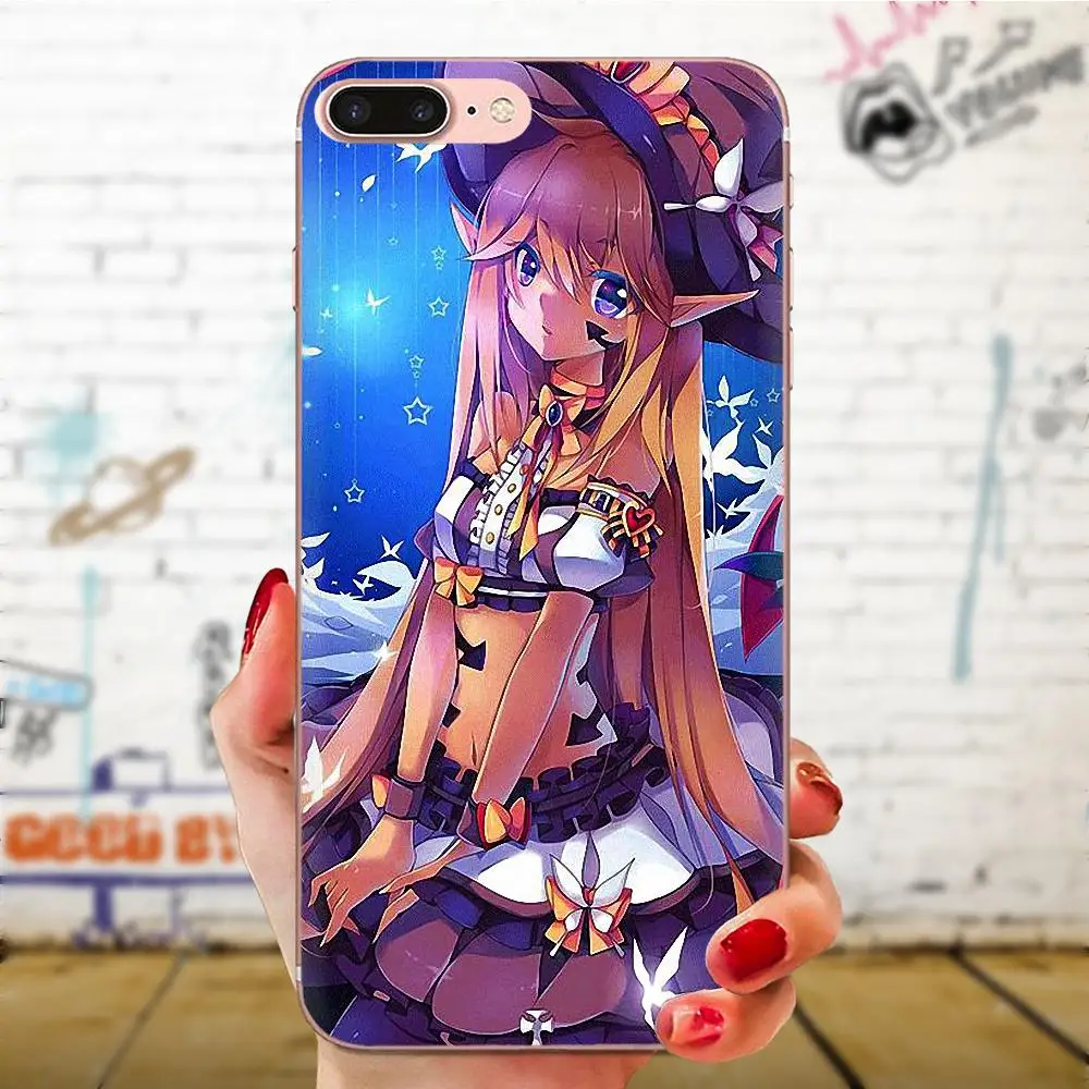 For Galaxy Grand A3 A5 A7 A8 A9 A9S On5 On7 Plus Pro Star 2015 2016 2017 2018 Soft Transparent Cover Anime Hat Girl | Мобильные