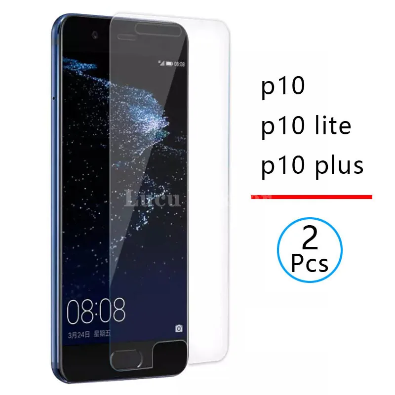 

Закаленное стекло для huawei p10 lite, p 10 plus, 2 шт.