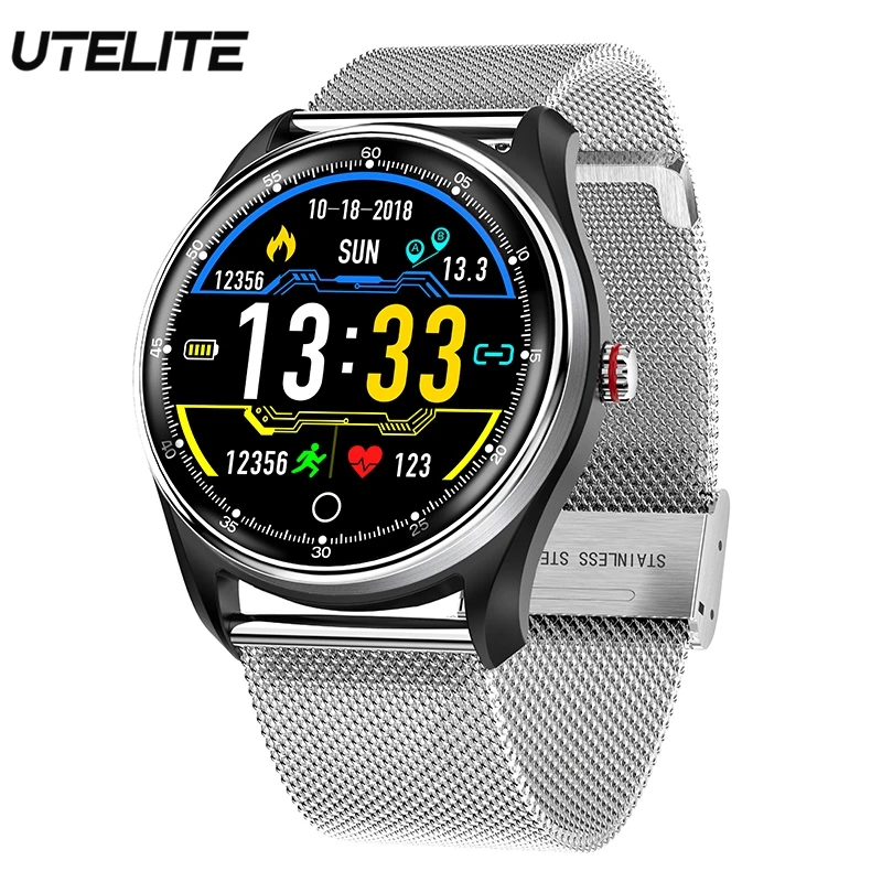 Смарт часы UTELITE с пульсометром и тонометром IP68|Смарт-часы| |