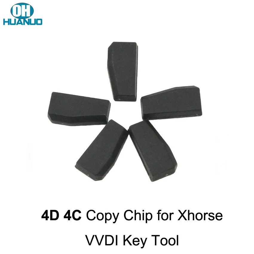 5 шт./лот 4D 4C копировальный чип для инструмента ключей Xhorse VVDI Чип транспондер