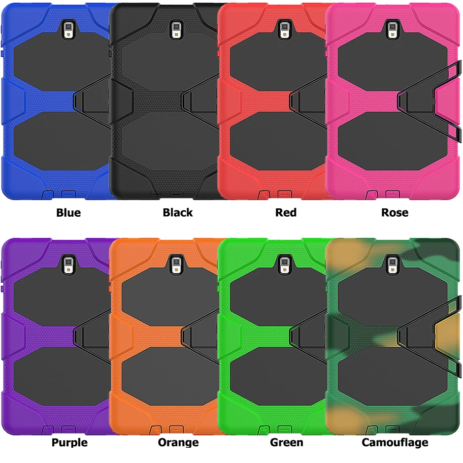 

Hard Back Stand Case Samsung Galaxy T510 T590 T930 3-Layer Protection Shockproof Tablet Cover cover