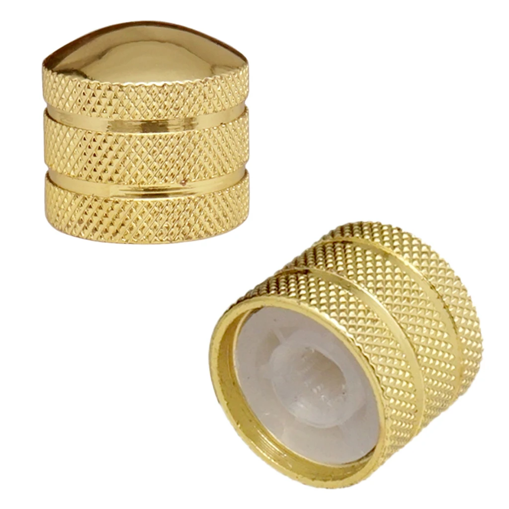 

Heavy Duty Golden Volume Tone Control Metal Knob For Guitar Bass Pack Of 2