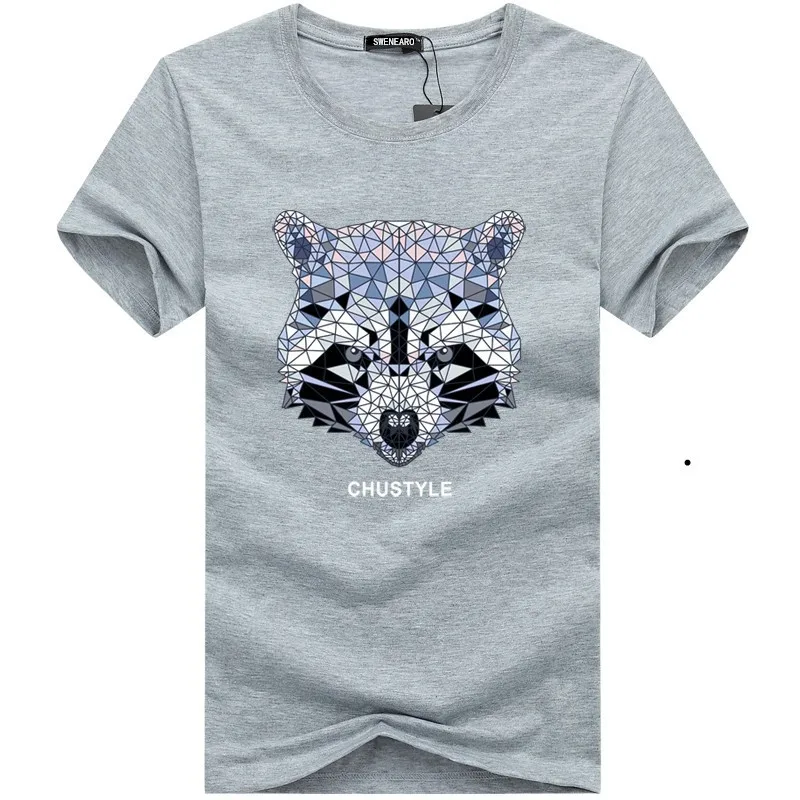 

VALVOELITE men's T-shirt 2021 summer new men's T-shirt trend diamond bear print cartoon casual men's largei want and i'll b