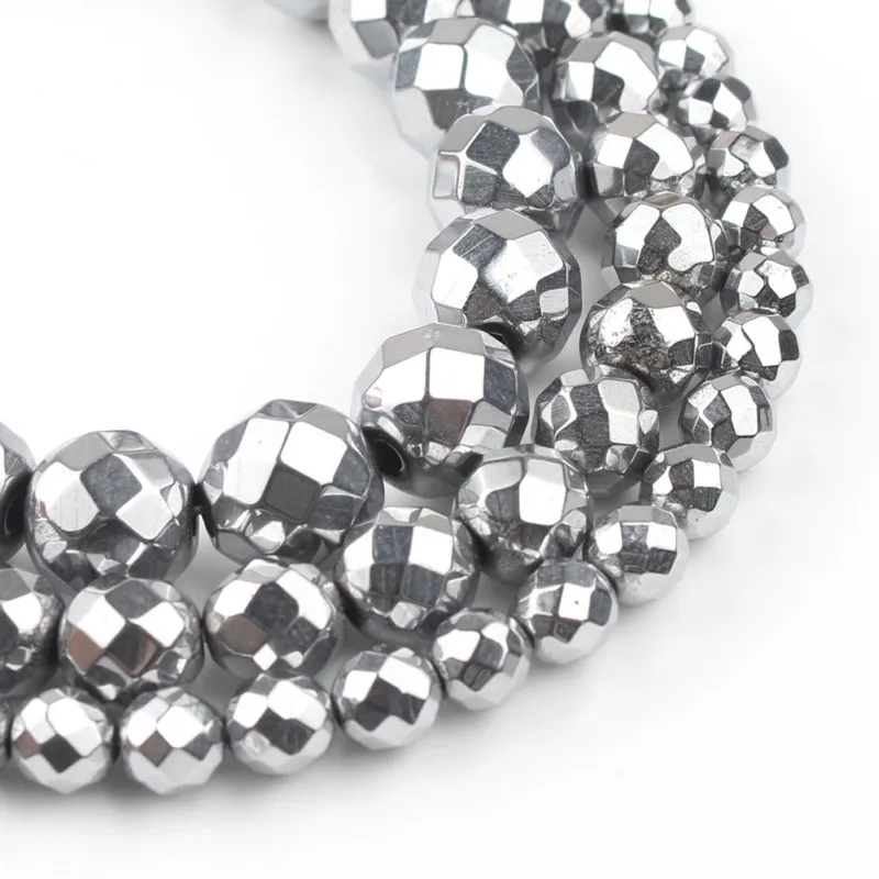 Бусины из натурального камня ААА для изготовления ювелирных изделий граненые