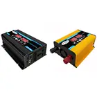 4000 Вт Цифровой автомобильный инвертор 12 В до 220 В модифицированный синусоидальный инвертор преобразователь напряжения + ЖК-дисплей