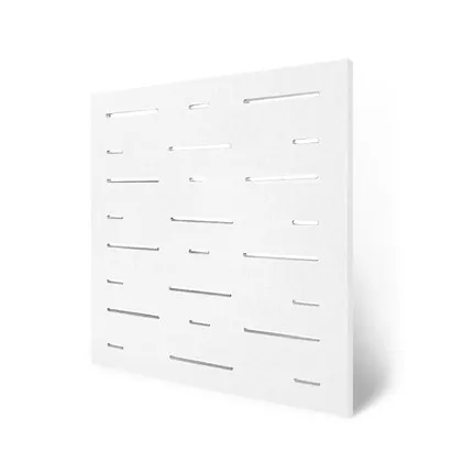 White color B 1 коробка 10 шт экологичный звукопоглотитель перфорированный полиэстер материал акустические панели акустическая обработка стеновые панели - Цвет: White color B