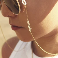 custom name letter glasses chain sunglasses holder cords straps lanyard eyeglasses neck personalized eyewear retainer accessory