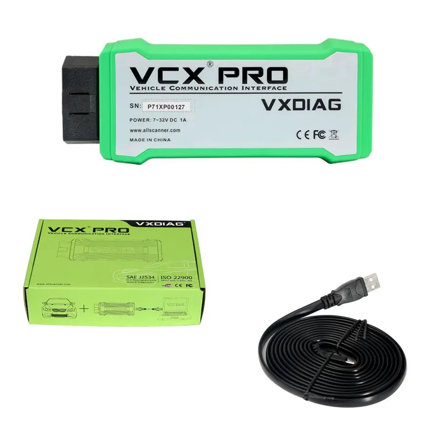 [VXDIAG Дистрибьютор] VXDIAG VCX NANO PRO для GM/Ford/Mazda/VW/HONDA/VOLVO/TOYOTA/JLR 7 в 1 OBD2 автомобильный