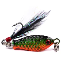 1 pcs metal vib spinner fishing lures 2 5cm 5 2g wobblers vibrations spoon lure fishing hard artificial bait for bass pike