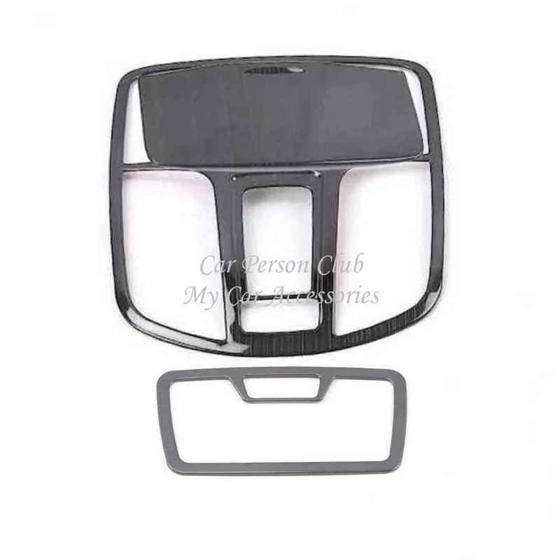 09-black 3pcs Нержавеющая сталь для hyundai ix35 Внутреннее освещение для чтения лампа панель крышка лампы для чтения молдинг рамка планки автомобильные аксессуары - Цвет: 09-black 3pcs