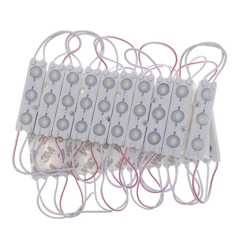 

Free shipping SMD5730 5630 Waterproof led Module Injection Lens, DC12V, 3LEDs/pc 160 Beam Degree