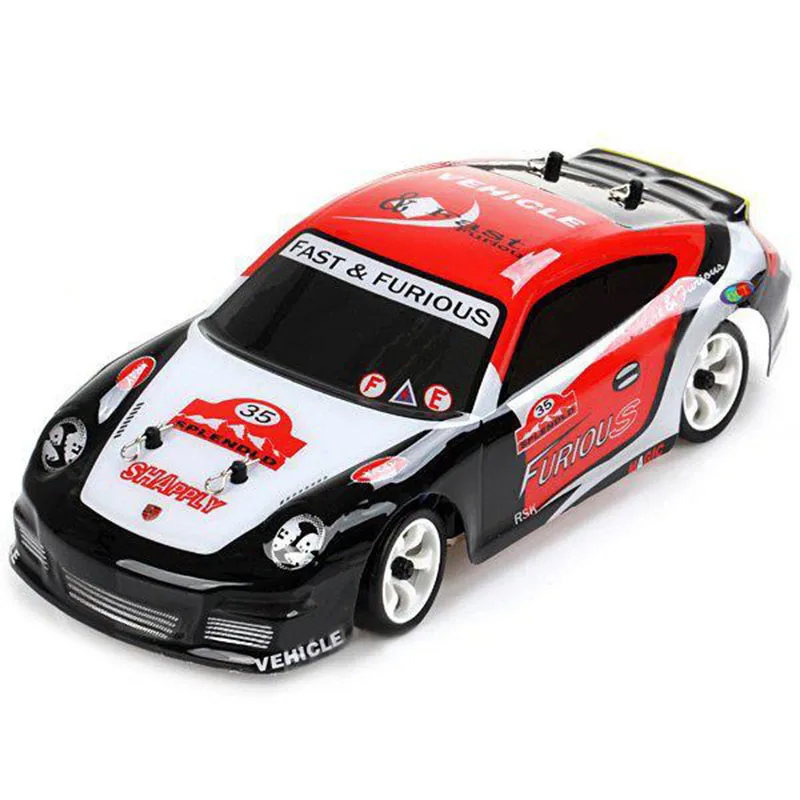 Высокоскоростной гоночный автомобиль WLtoys K969 1/28 2 4G 4WD игрушечный с 4 каналами 1:28