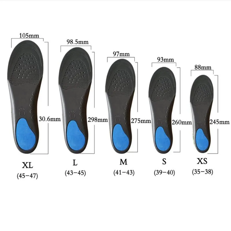 Стельки ортопедические Эва коррекция плоскостопия вставка для поддержки свода