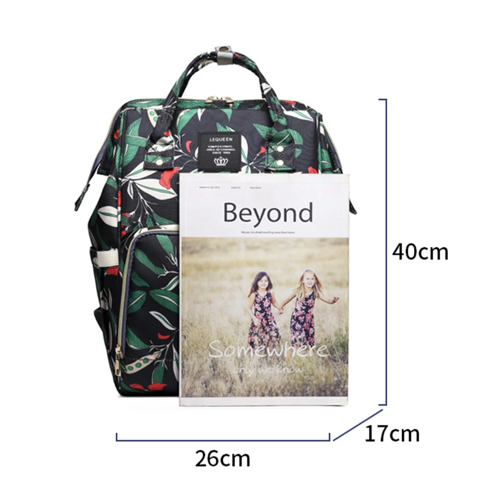 

Fashionable Multifunctional Mommy Maternity Nappy Bag Travel Backpack Large Capacity Nursing Handbag Portable Stroller Baby Care