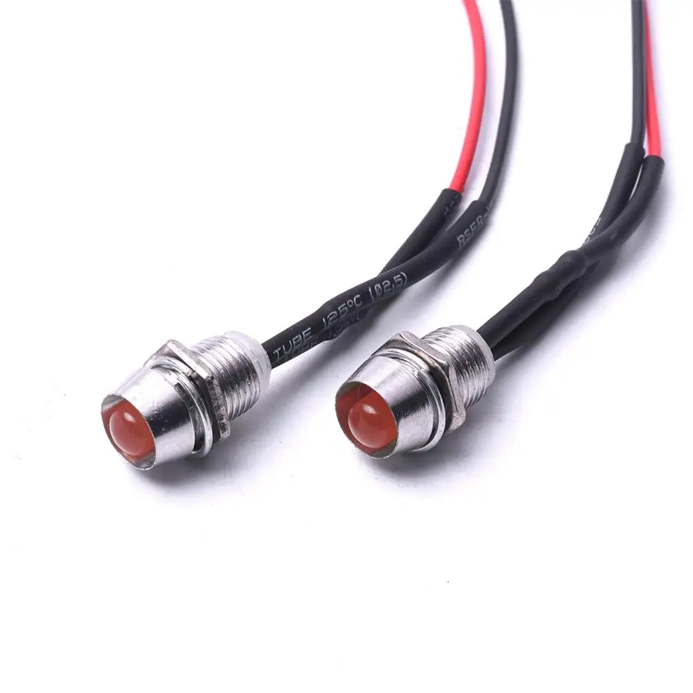 Миниатюрная Светодиодная лампа индикатор 10 шт. светодиодсветильник для поворота