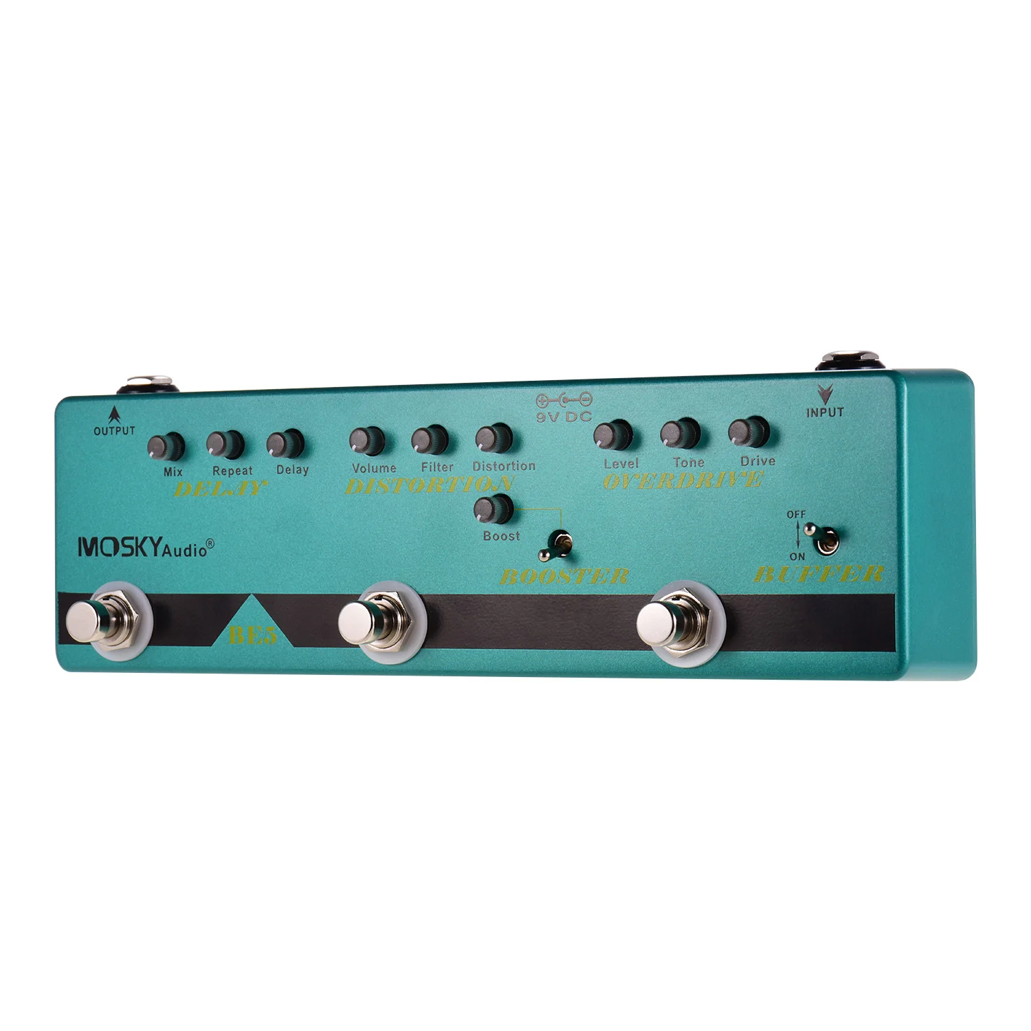 

Педаль для гитары 5 в 1 BE5, для разных эффектов