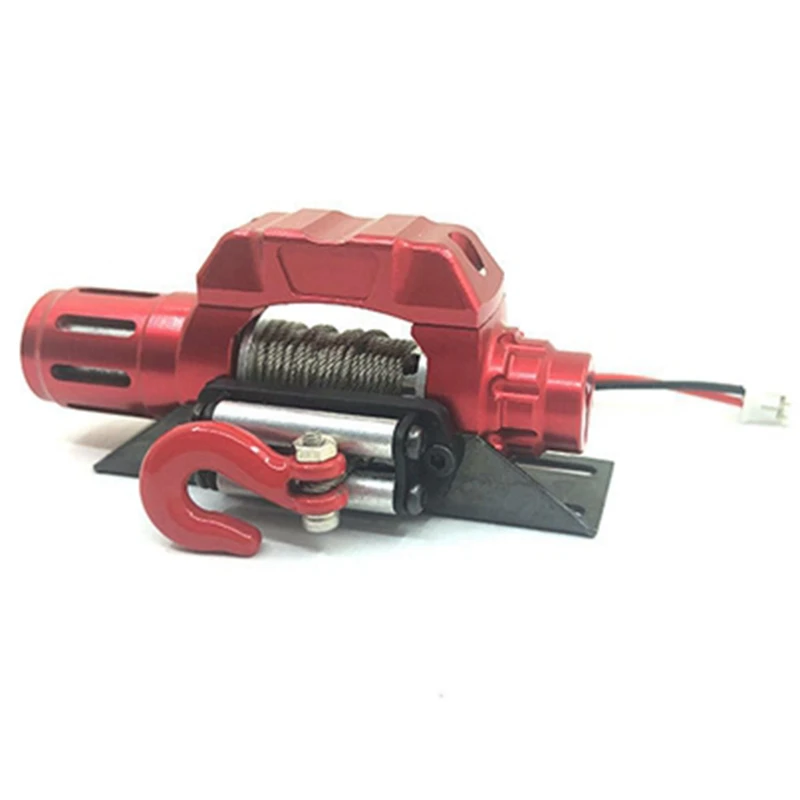 

Automatic Winch and Wireless Remote Controller Receiver for 1/10 RC Crawler Car SCX10 90046 D90 TRX4 White Connector