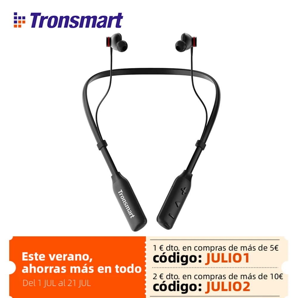 Беспроводные наушники Tronsmart Encore S2 Plus Bluetooth 5 0 чип Qualcomm голосовое управление