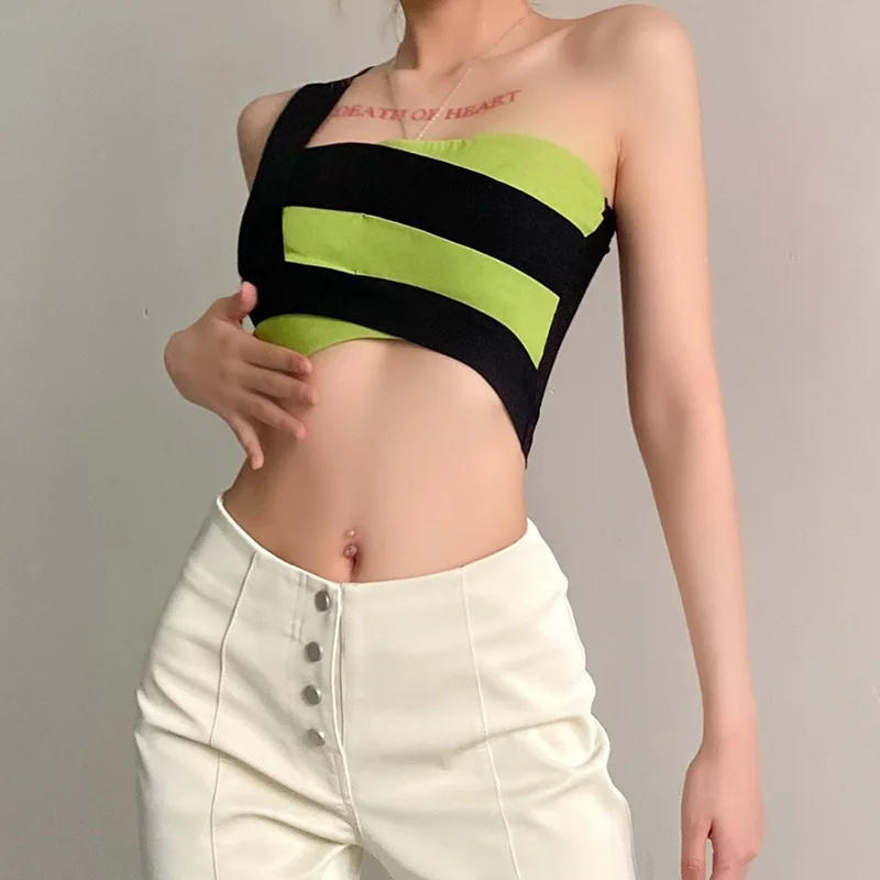 

ZTONE Party Beach Sunwear Harajuku Tank Top Y2K Camis Ruched Tie Up Crop Top Summer Outwear Backless Halter Cute Tee Top