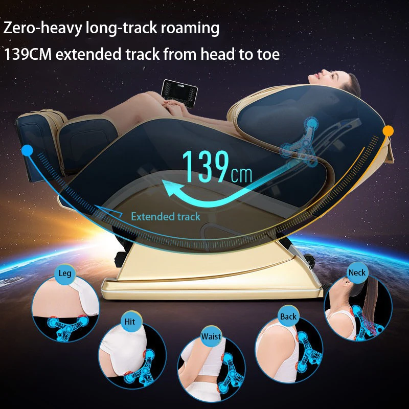 Пожизненная гарантия S7 роскошное массажное кресло SL track 140 см офисное |