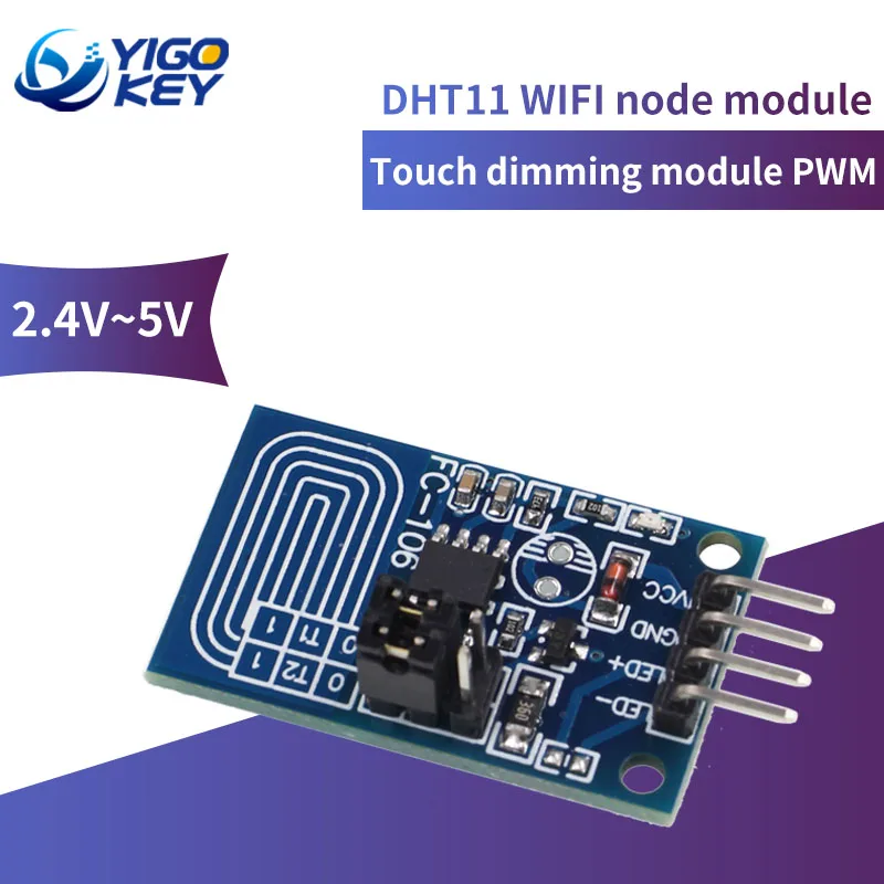 DC 2 4-5V емкостный сенсорный светодиодный диммер PWM модуль переключателя