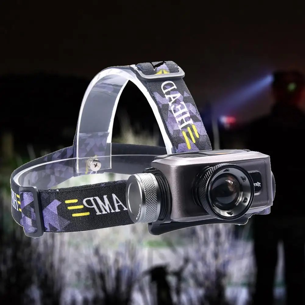 500LM T6 светодиодный налобный фонарь супер яркий фонарик USB Перезаряжаемый