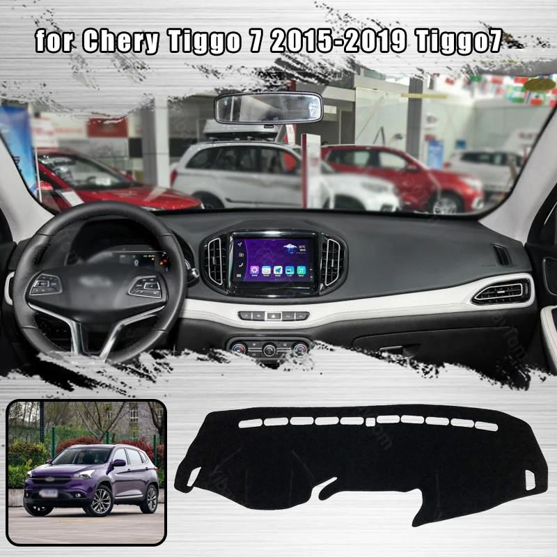 

Car Dashboard Cover Dash Mat for Chery Tiggo 7 2015-2019 Tiggo7 Auto Non-slip Sun Shade Pad Carpet
