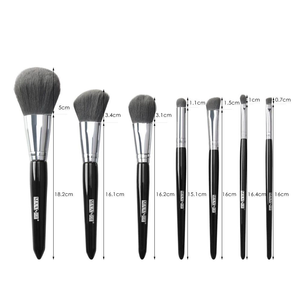 Набор кистей для макияжа MAANGE 7 шт. высококачественные кисти из синтетического