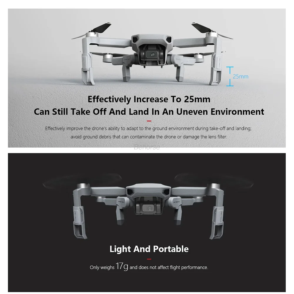 Шасси PGYTECH для DJI Mini 2 увеличенные амортизирующие стабилизаторы 25 мм аксессуары