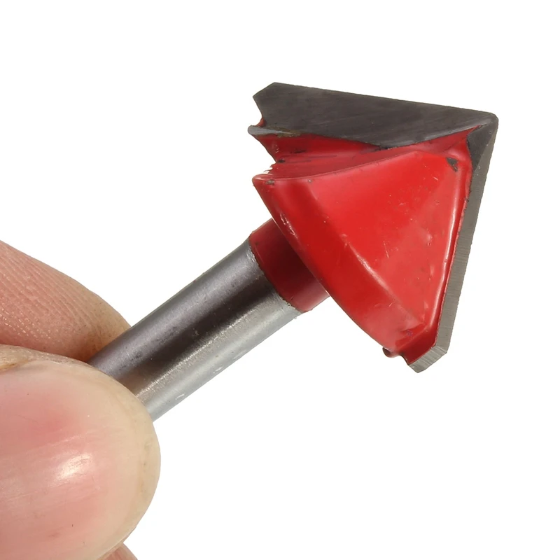 1 шт. 90 градусов 3D деревообрабатывающий фрезерный станок ЧПУ гравировка V канавка