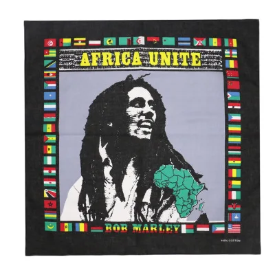G FOXMOTHER Hip Hop Punk Cotton Reggae Jamaica Green Weed Leaf Bandana Headwear For Mens - Цвет: G