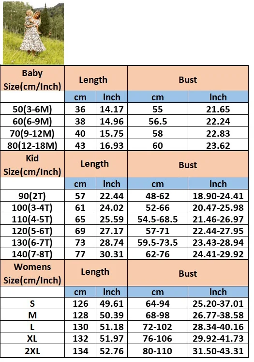 

Flower Mother Daughter Matching Dresses Family Look Mommy and Me Clothes Outfits Short Sleeve Mom Mum & Baby Women Girls Dress