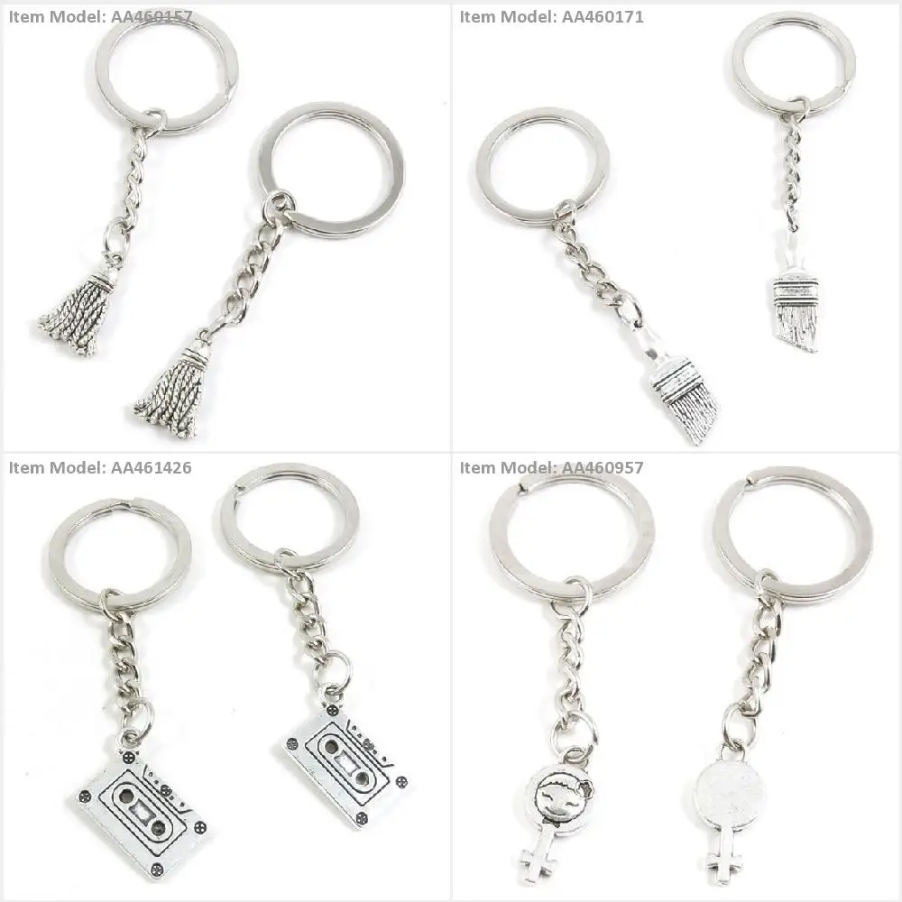 Брелок для ключей поддельная кисточка кисть рисования аудиокассеты женские