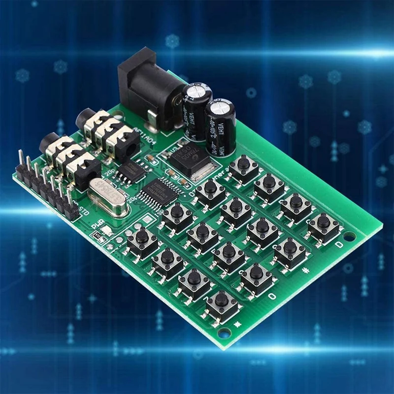 AE11A04 DTMF звуковой генератор модуль голосовой двойной Encode передатчик плата 5-24 В