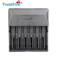 30pcslot trustfire tr 012 universal intelligent 6 slots battery charger for 26650 18650 16340 14500 aa aaa lithium batteries