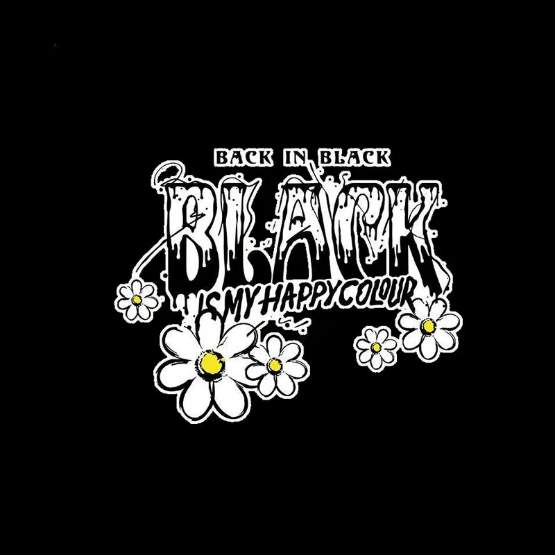 

1PCS Fashion Letter small chrysan themum print heat transfer sticker for DIY vinyl patch clothes iron On for T-shirt decoration