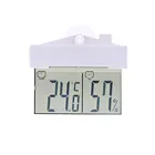 Новинка, цифровой Прозрачный домашний дисплей, термометр, гигрометр, для использования в помещении и на улице, станция для измерения температуры и влажности в помещении