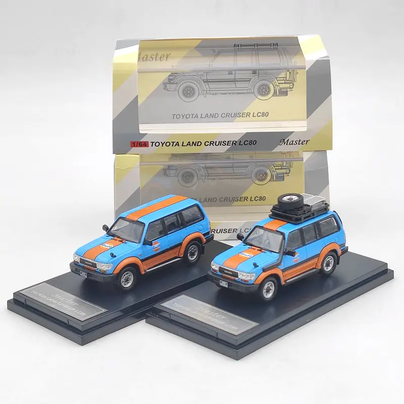 

Master 1:64 T0Y~TA LAND CRUISER LC80 Gulf Oil Collection Diecast Models Toys Car Gifts