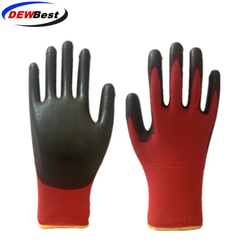 DEWBest рабочие перчатки из искусственной кожи рабочие перчатки guantes trabajo пройти Стандарт EN388 3121