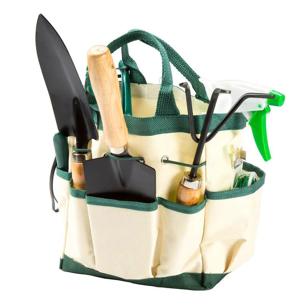 

Toolkit Multi-Pocket Gardening Tools Storage Bag Oxford Cloth Handbag Shovels Tote Oxford cloth waterproof garden tool Bag