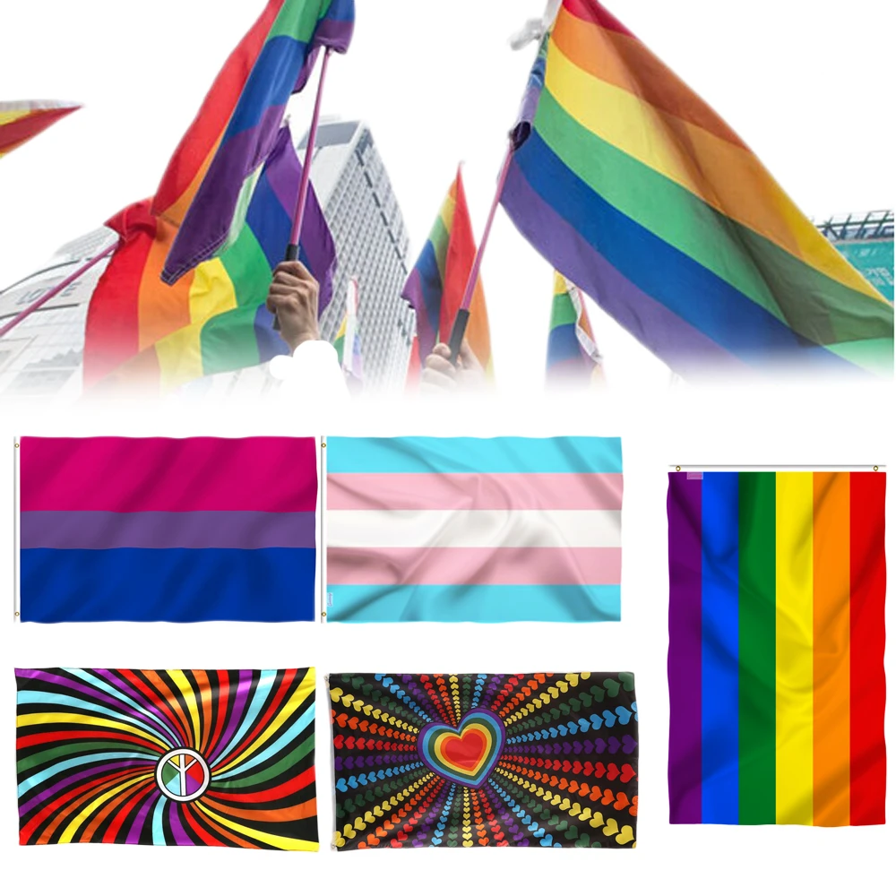 Секс-игрушки, флаг для геев, лесбиянок, с изображением ЛГБТ-радуги г.,  правый человек, 150 см х 90 см, баннер, секс-игры | AliExpress