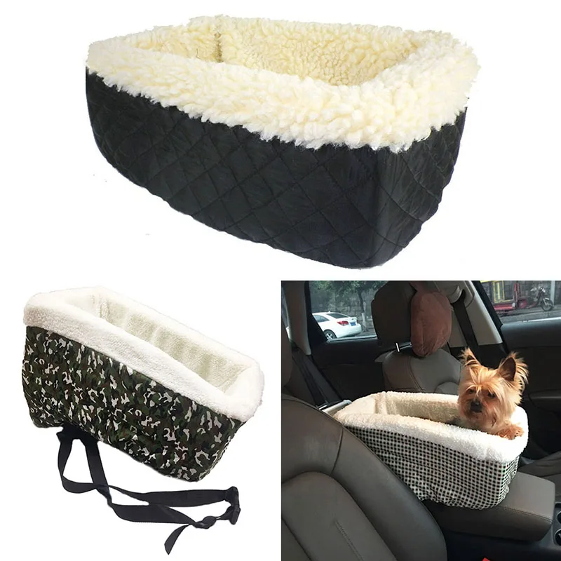 

Universal Vehicle Armrest Box Pet Carrier Seat Nonslip Quilted Pet Car Carrier for Dog Bags for Small Dogs Outdoor Travel