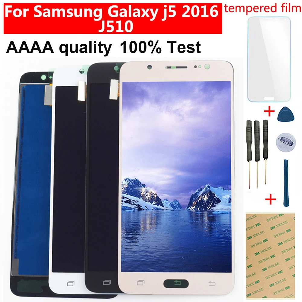ЖК дисплей для samsung Galaxy j5 2016 Дисплей кодирующий преобразователь сенсорного