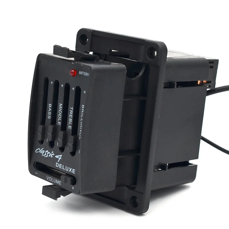 4-Полосная Акустическая гитара Делюкс предусилитель для гитары эквалайзер