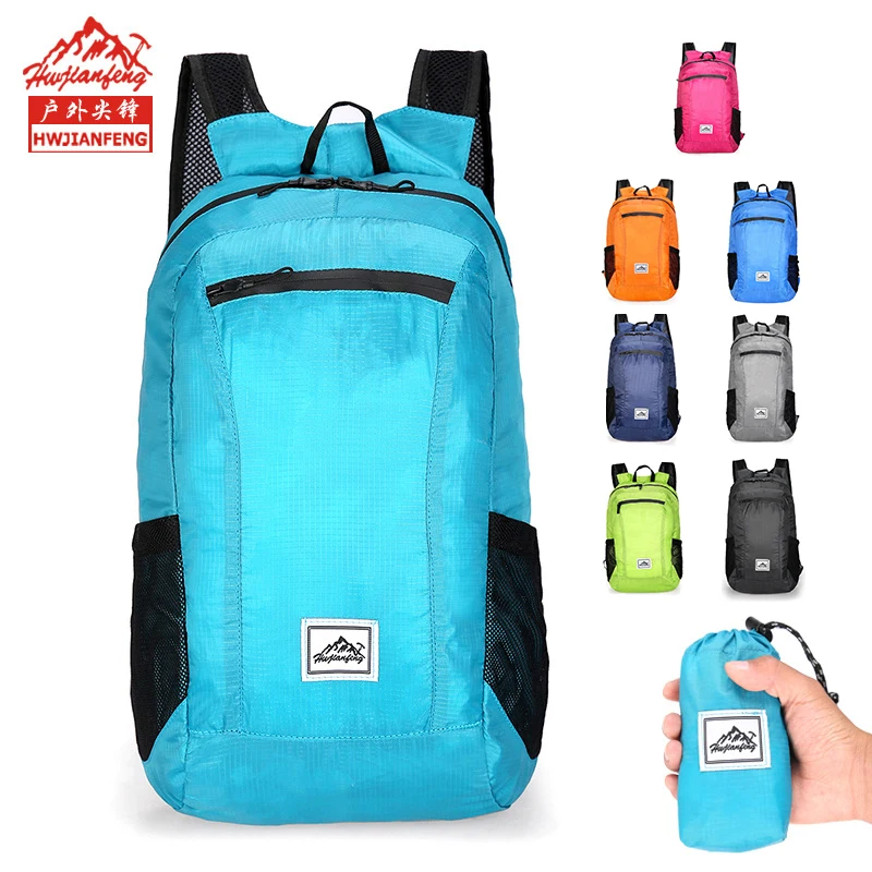 Складной рюкзак унисекс легсветильник Водонепроницаемая дорожная сумка для