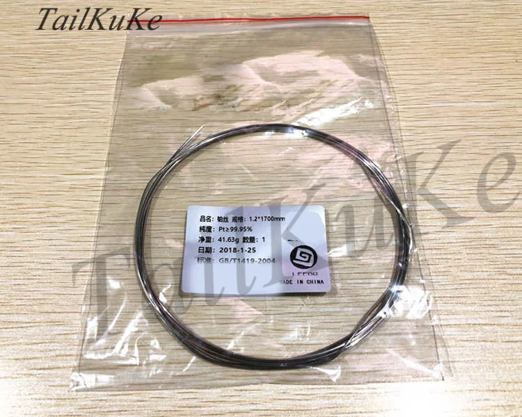 

Pure pt wire Pt wire Diameter 1.2mm Length 1cm/ 5 cm